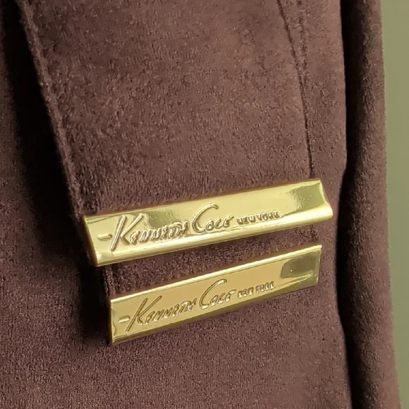 Kenneth Cole Deep Purple Suede Vest - Picture 6 of 11